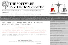 Software Evaluation website