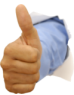optimise your website thumbs up
